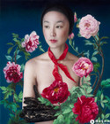 花儿与少女<br>girl with  flower